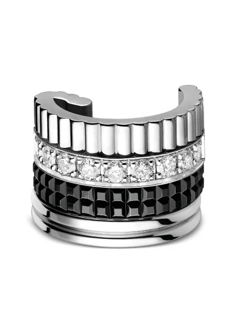 Boucheron arete ear-cuff Quatre en oro blanco de 18kt con diamantes