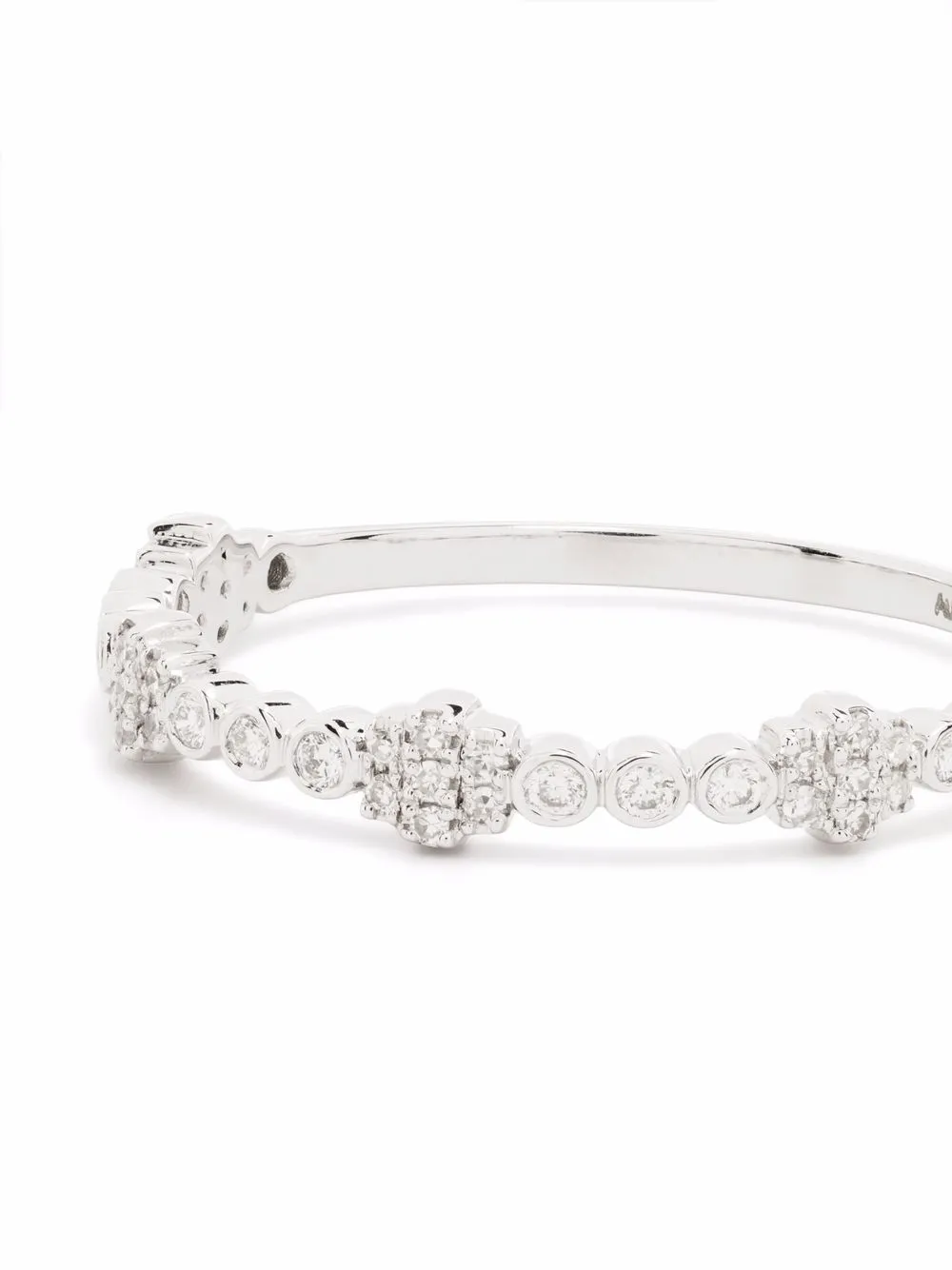Djula Anello Accumulation in oro bianco 18 carati con diamanti | Anelli di alta gioielleria | Image 3