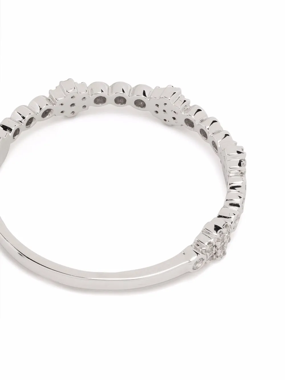 Djula Anello Accumulation in oro bianco 18 carati con diamanti | Alta gioielleria | Image 4