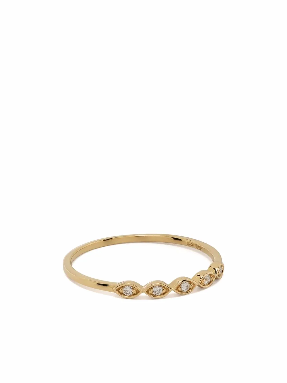 

Djula 18kt yellow gold Accumulation diamond ring