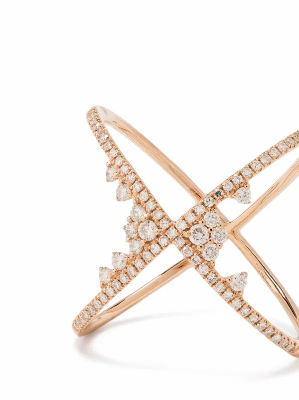 Rose gold sale x ring