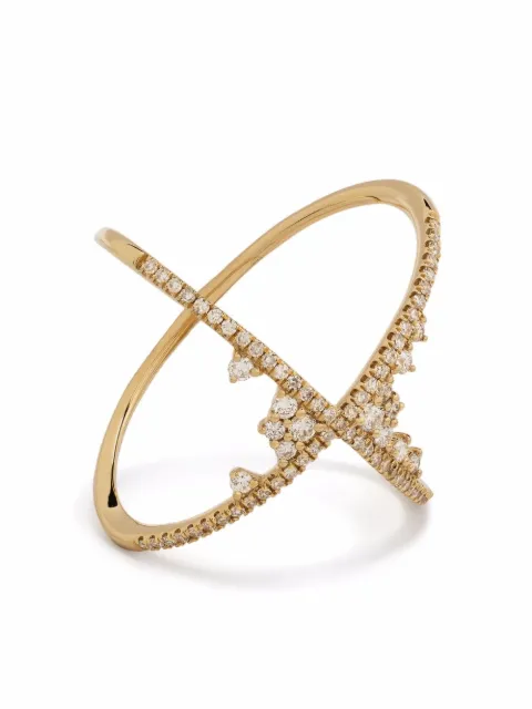 Djula bague Fairy Tale X en or 18ct ornée de diamants
