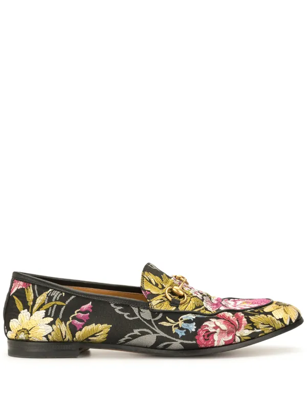 gucci floral slippers
