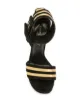 Yves Saint Laurent Pre-Owned striped platform heel sandals