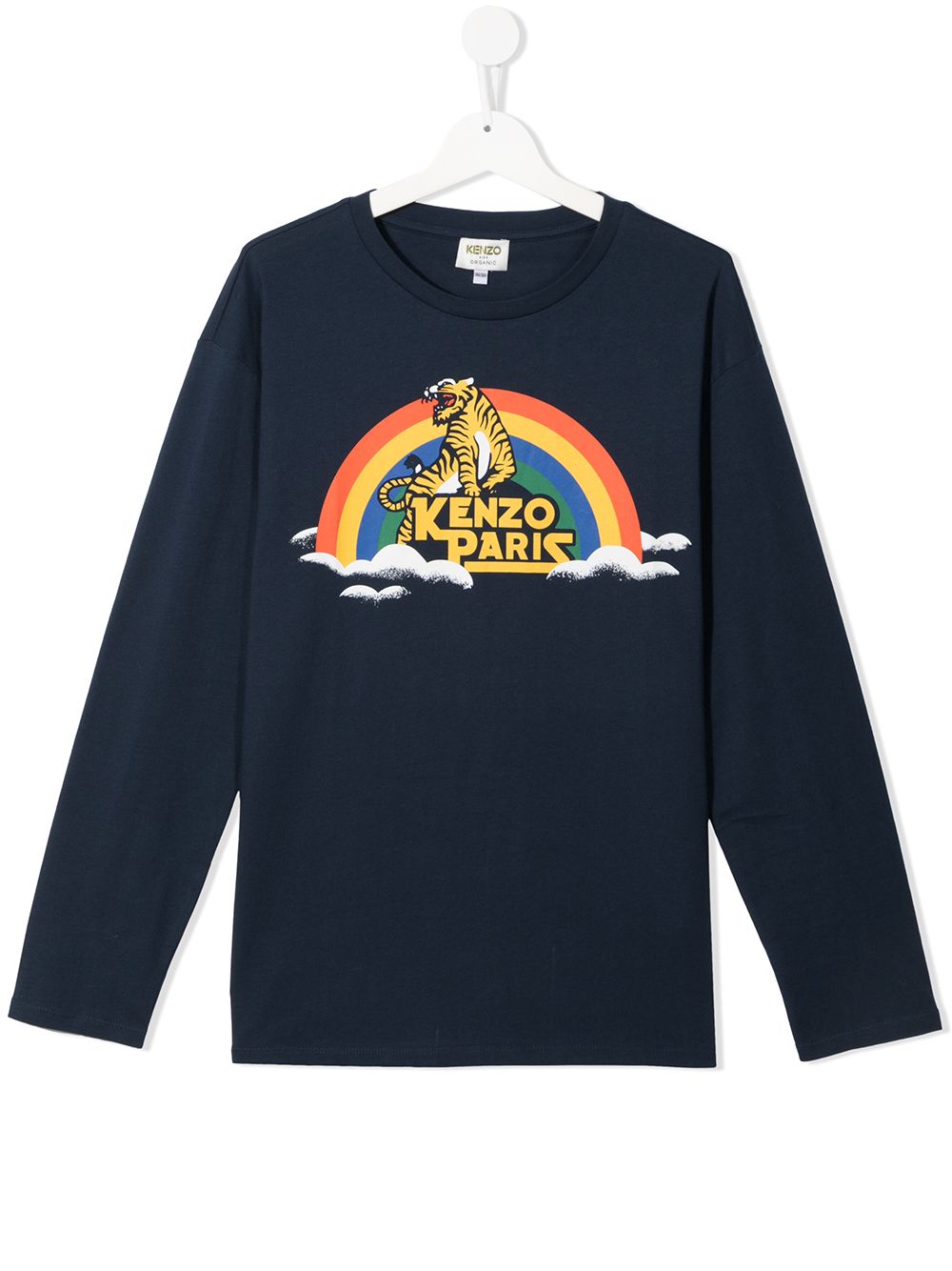 фото Kenzo kids футболка с логотипом