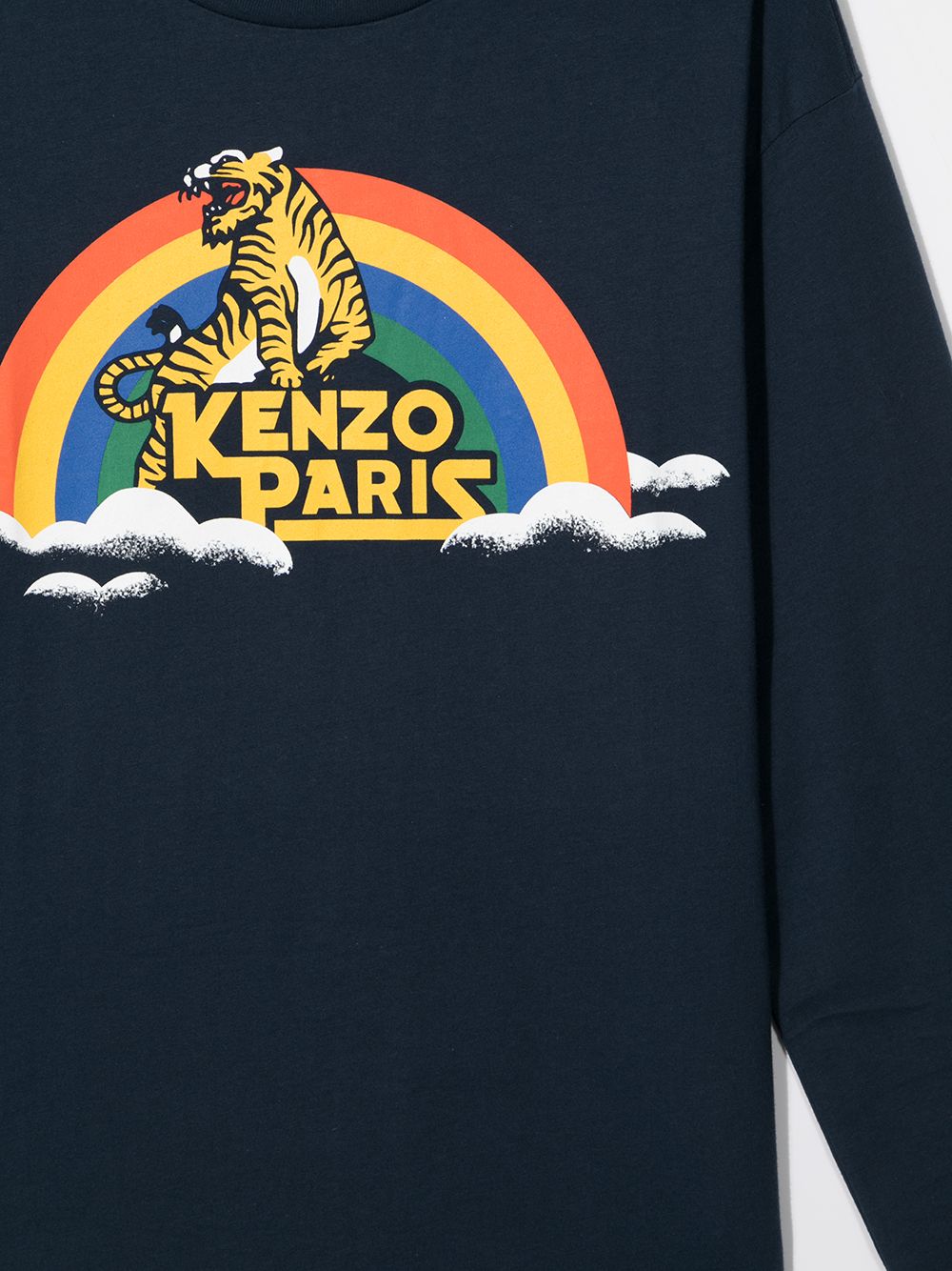 фото Kenzo kids футболка с логотипом