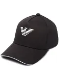 Emporio Armani logo baseball cap - Black