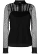 Image 1 of RED Valentino point d'esprit ruffled blouse