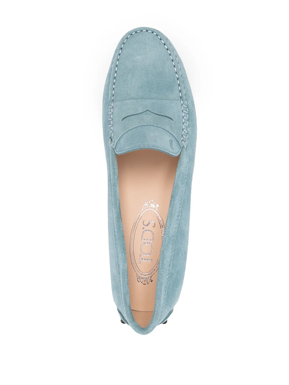 Tod's Women's Gommino Suede Driving Loafers In Blue