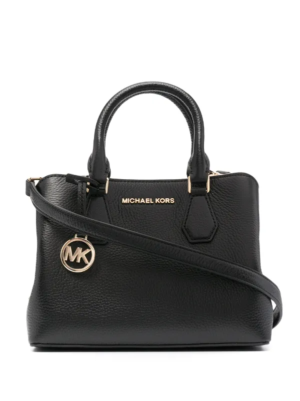 michael kors pebbled leather tote bag