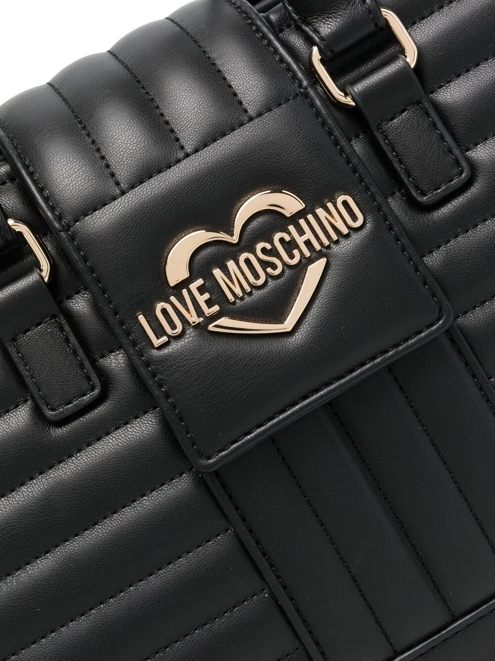 фото Love moschino стеганая сумка-тоут