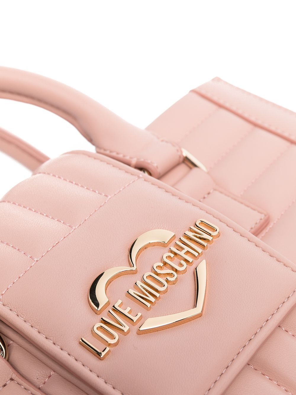 фото Love moschino стеганая сумка-тоут с логотипом