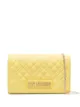 Image 1 of Love Moschino logo plaque quilted crossbody bag