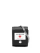 Image 1 of Love Moschino faux-leather logo-print phone case