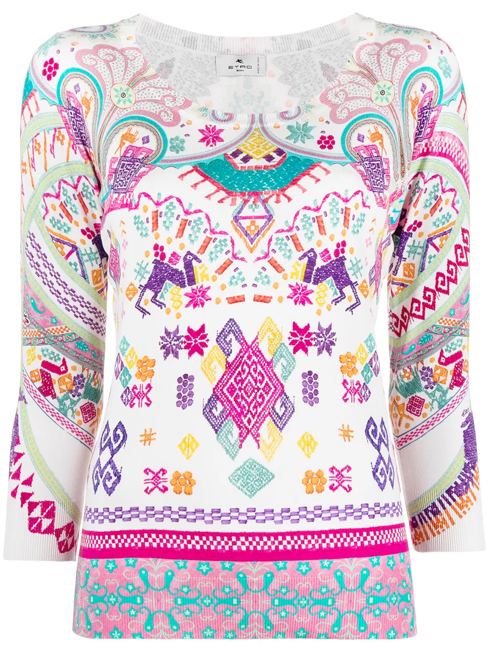 ETRO джемпер с принтом Naf 35165₽