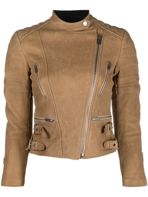 Céline Pre-Owned chamarra biker capitonada pre-owned