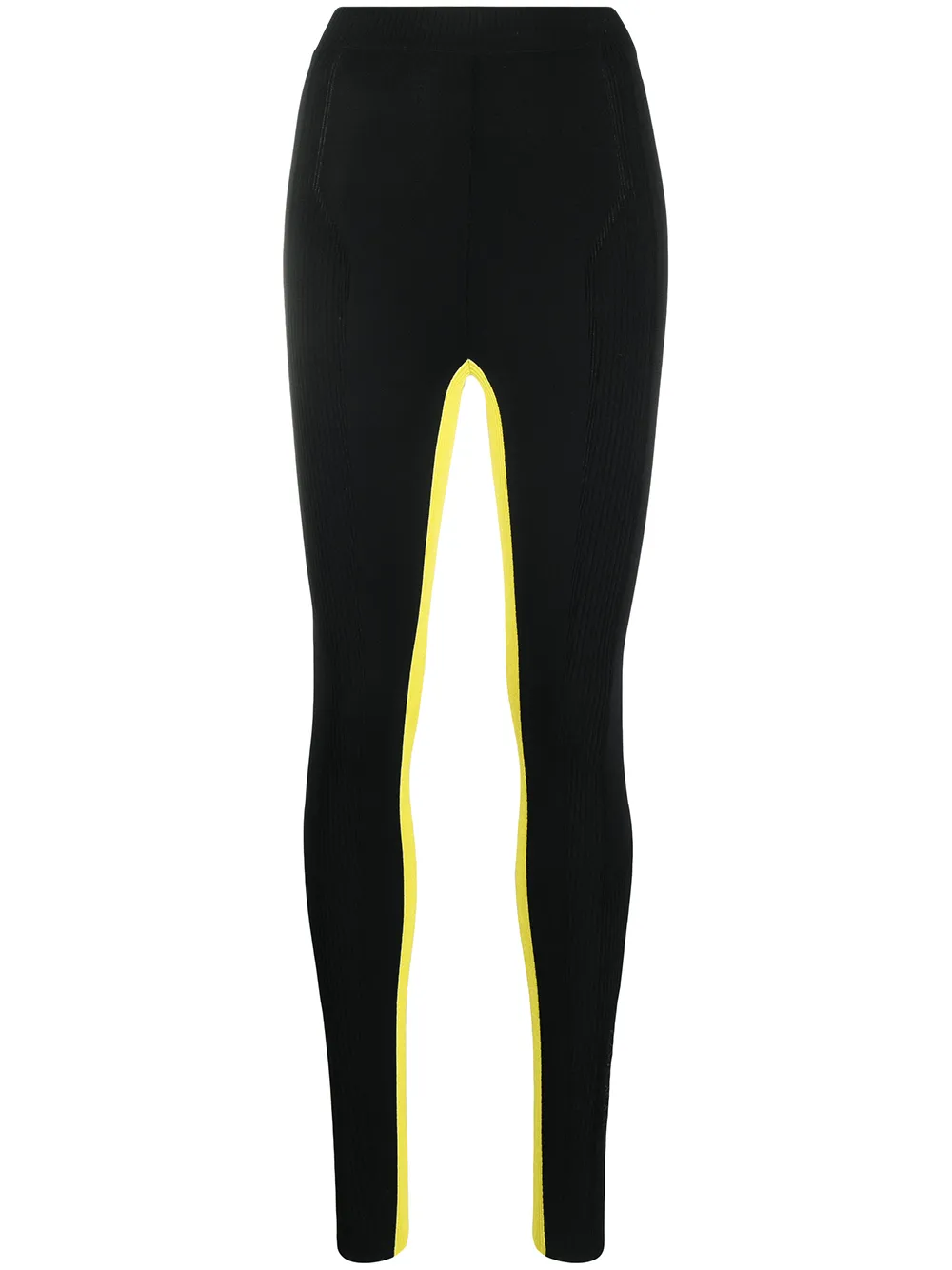 AZ FACTORY legging à bandes contrastantes - Noir Top Merken Winkel
