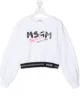 Image 1 of Msgm Kids logo print sweatshirt