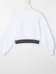 Image 2 of Msgm Kids logo print sweatshirt