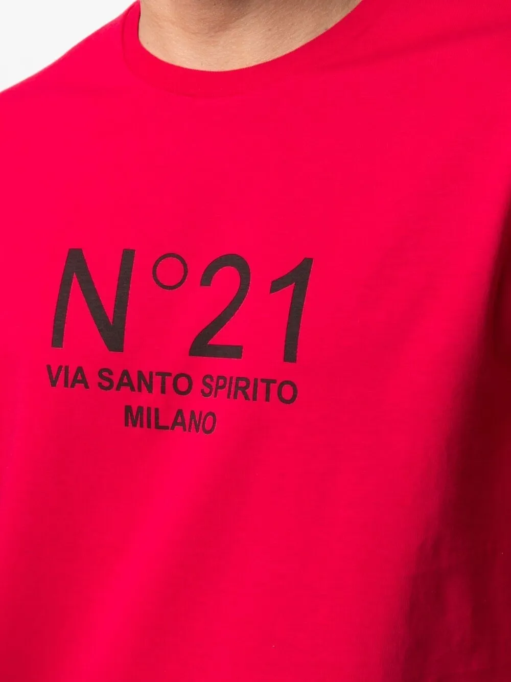 фото Nº21 футболка с круглым вырезом и логотипом