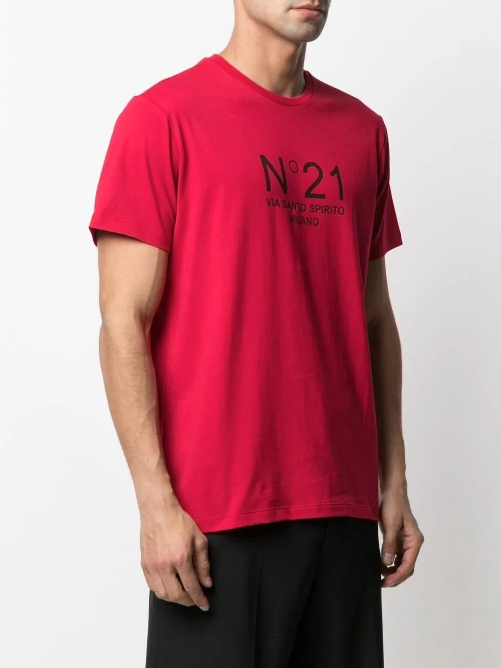 фото Nº21 футболка с круглым вырезом и логотипом