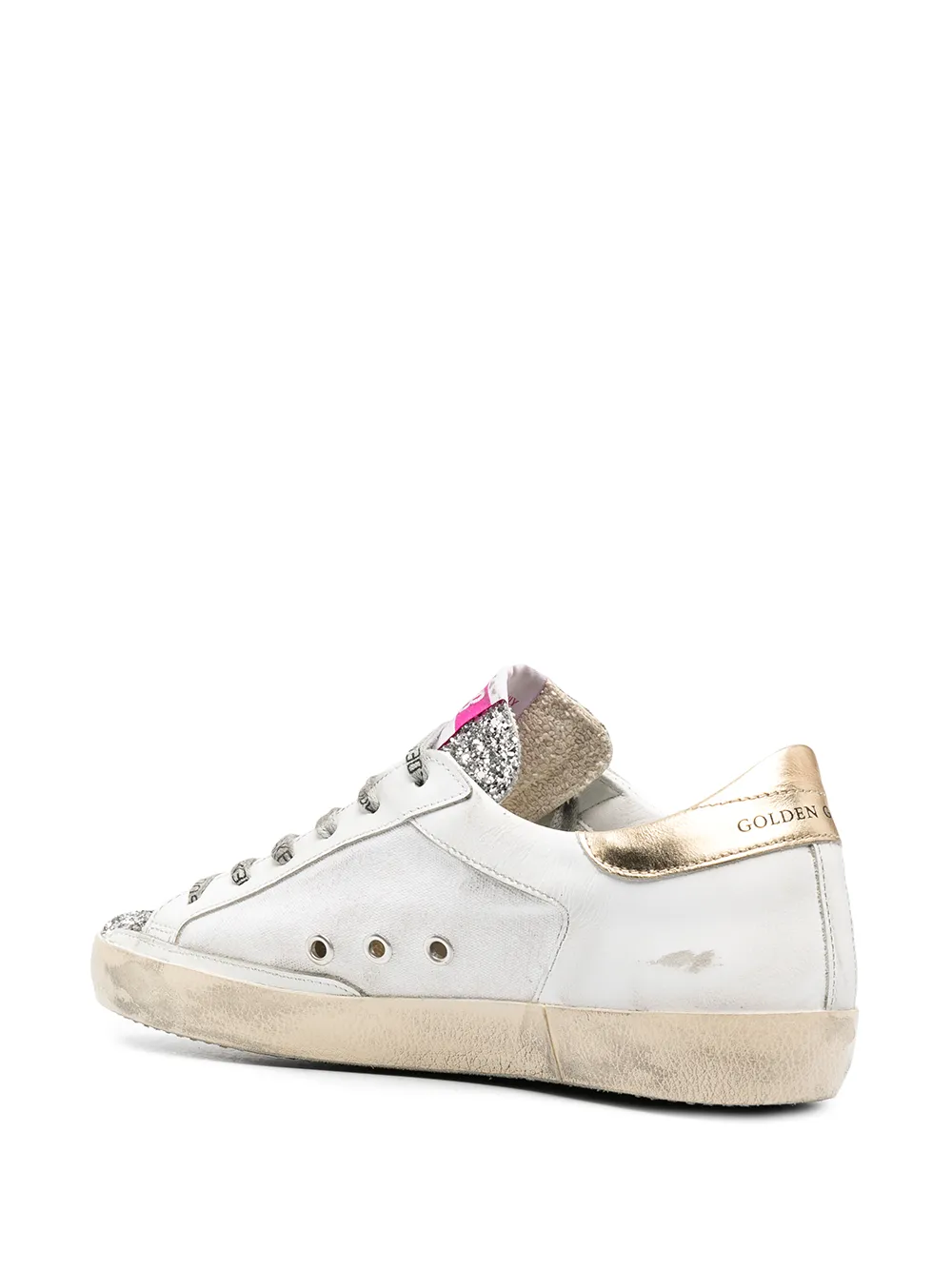 фото Golden goose кеды superstar с блестками