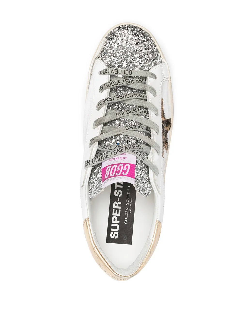 фото Golden goose кеды superstar с блестками