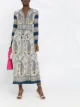 Image 2 of ETRO paisley print tie-neck dress