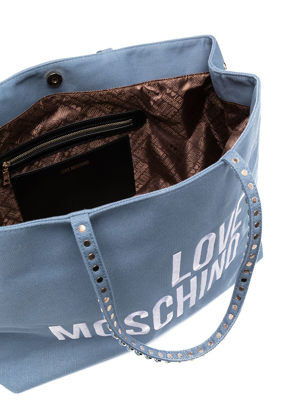 фото Love moschino сумка-шопер с логотипом