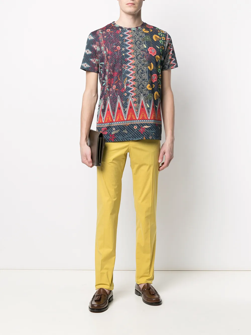 фото Etro прямые брюки строгого кроя
