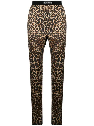 pantaloni leopardati