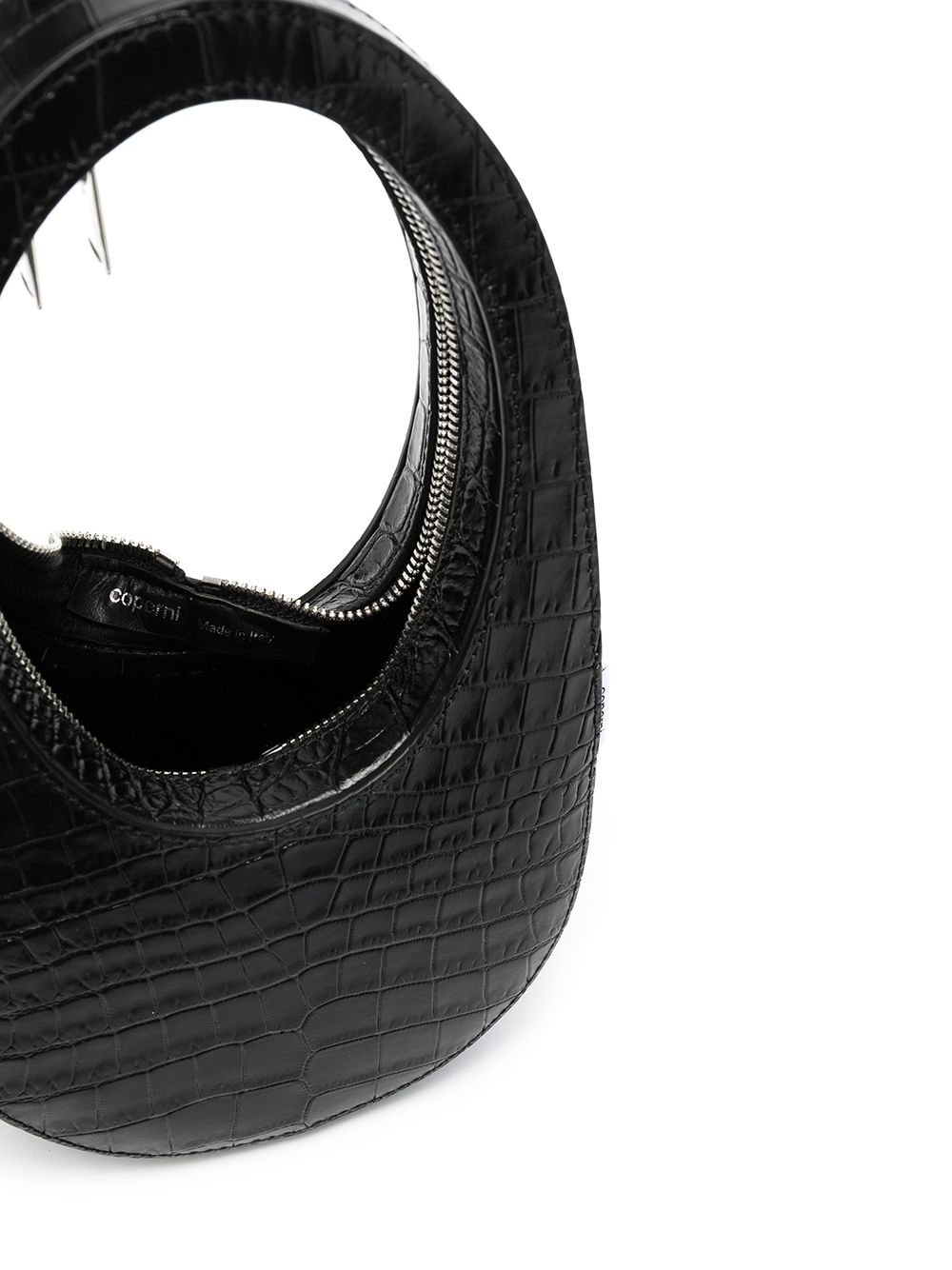 фото Coperni сумка-тоут размера мини с тиснением под крокодила
