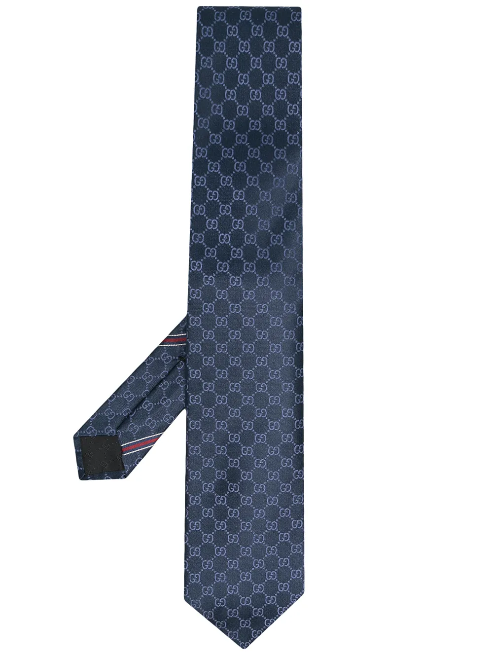 Gucci double g motif tie | Blue | Image 1