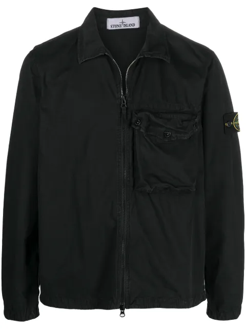 Stone Island logo patch jacket