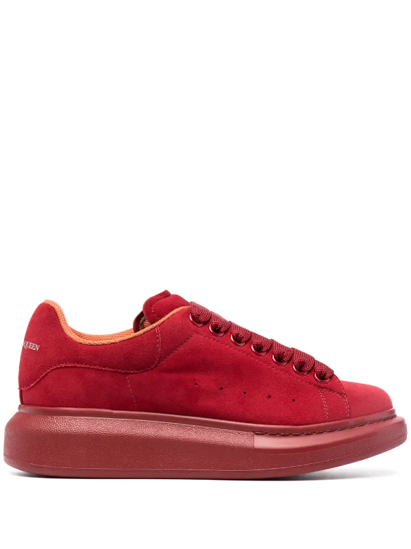 red alexander mcqueen sneakers