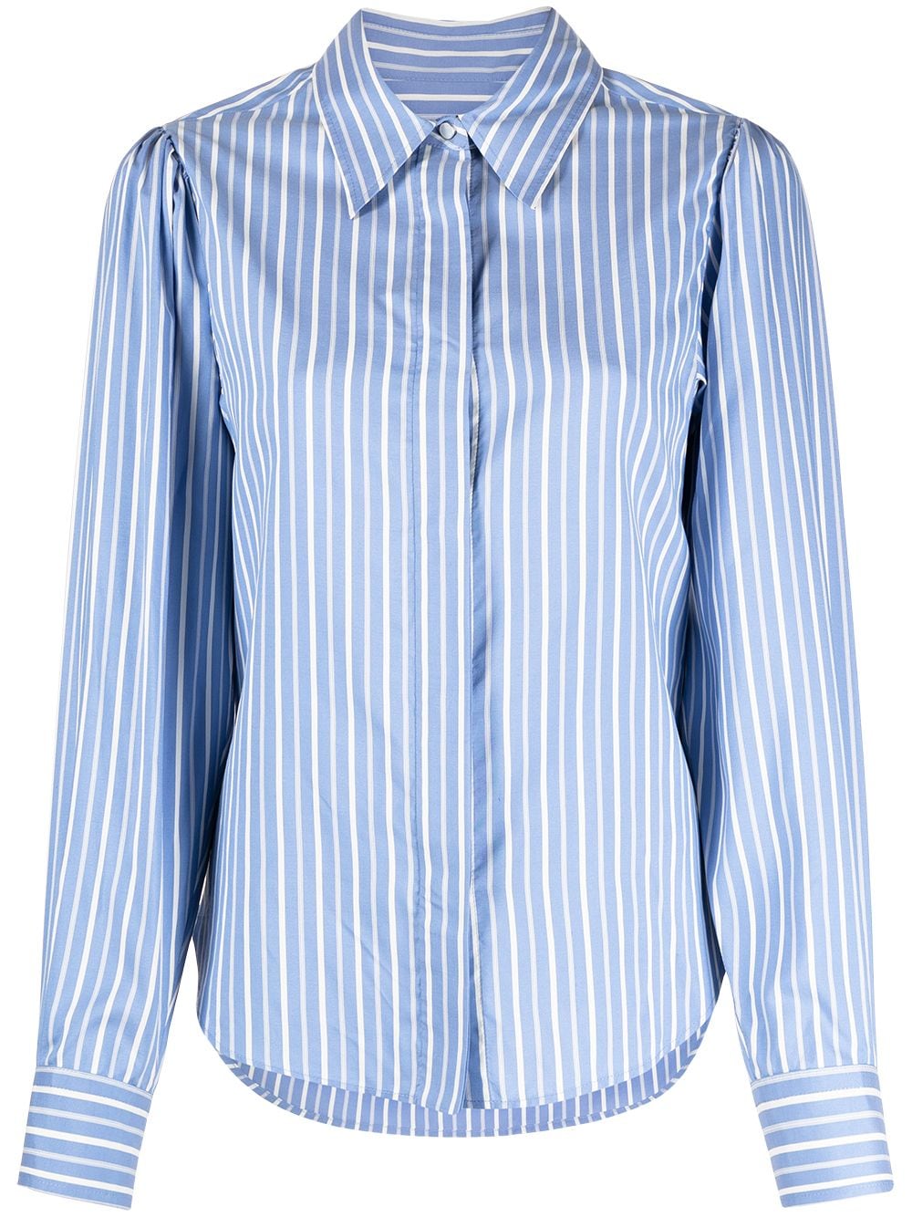 ISABEL MARANT Edrissa Striped Silk Shirt - Farfetch