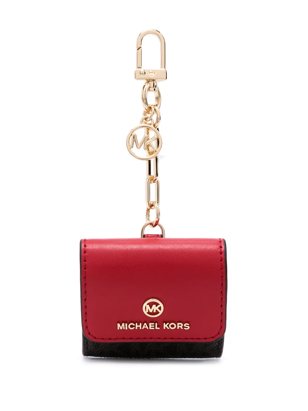 фото Michael michael kors мини-кошелек с карабином и монограммой