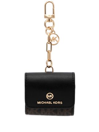 Shop Michael Michael Kors clip-on monogram wallet with Express Delivery -  FARFETCH