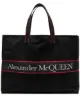 Image 1 of Alexander McQueen East West logo tote bag