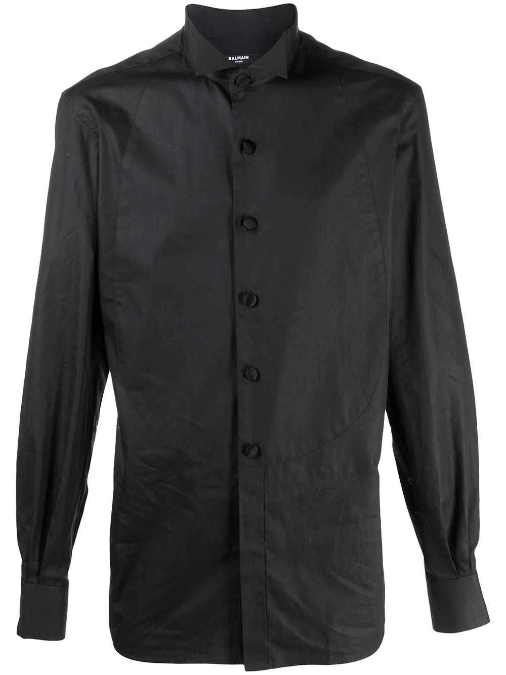 

Balmain cotton wingtip shirt - Black