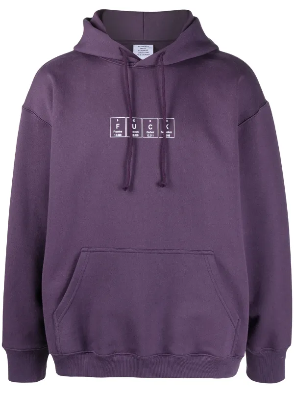 vetements purple hoodie