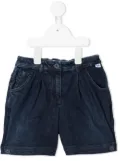 Il Gufo elasticated denim shorts - Blue