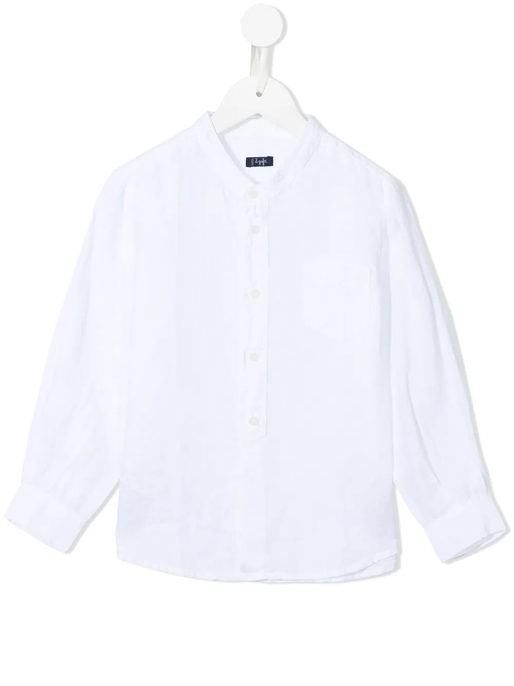 

Il Gufo long-sleeve linen shirt - White