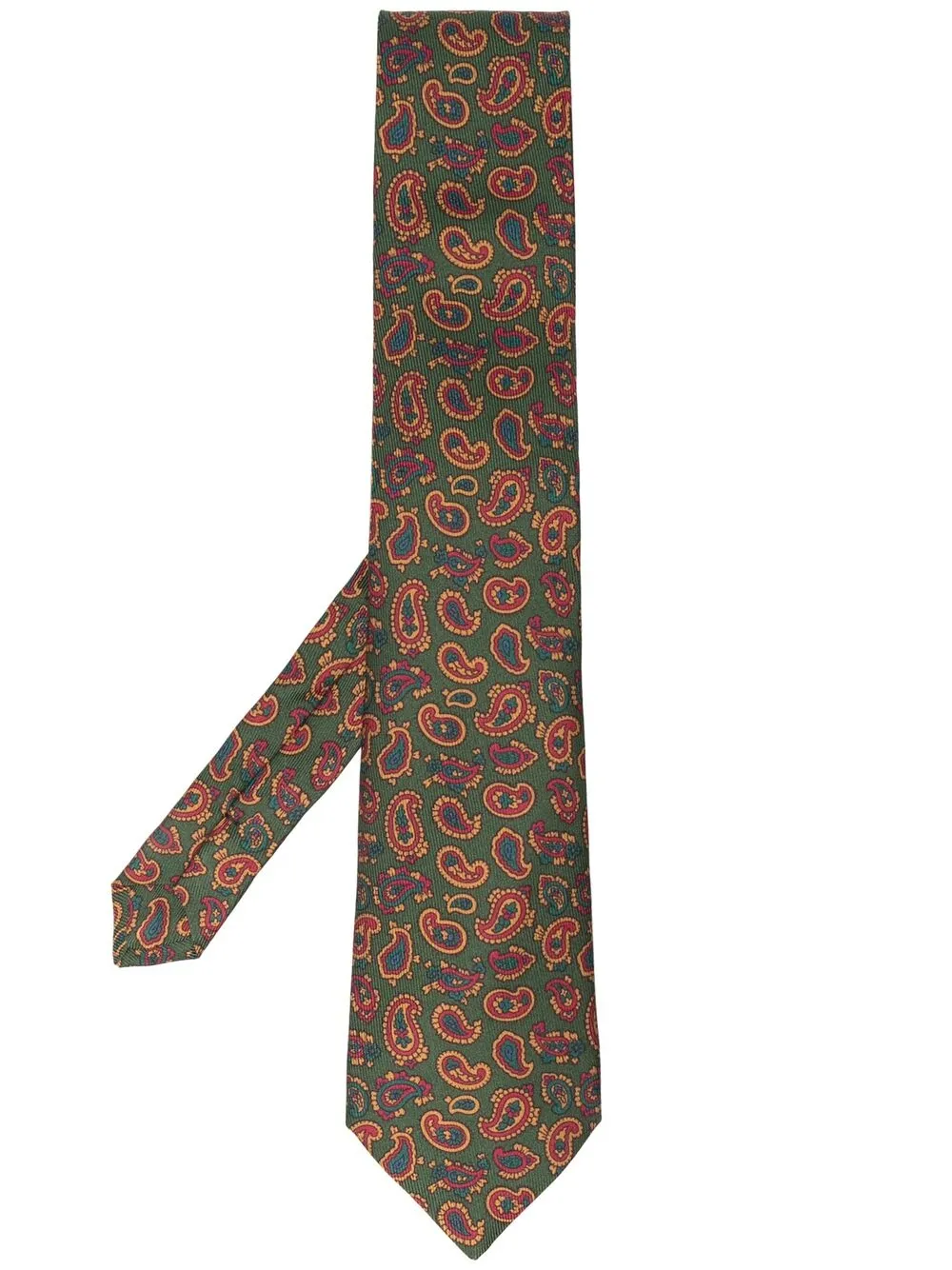 

ETRO corbata con estampado de cachemira - Verde