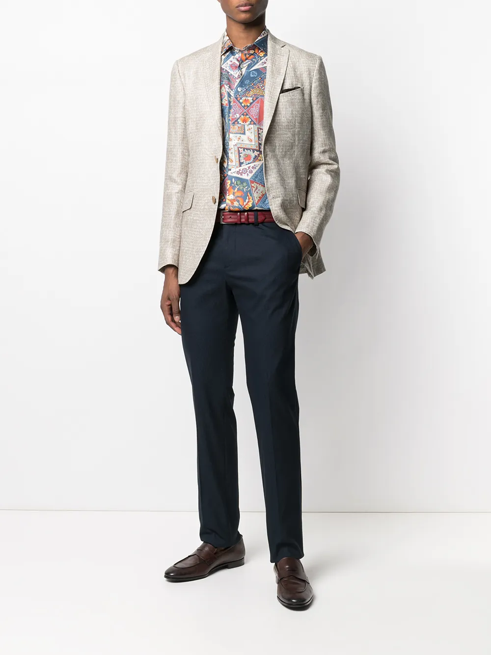 фото Etro строгие брюки средней посадки