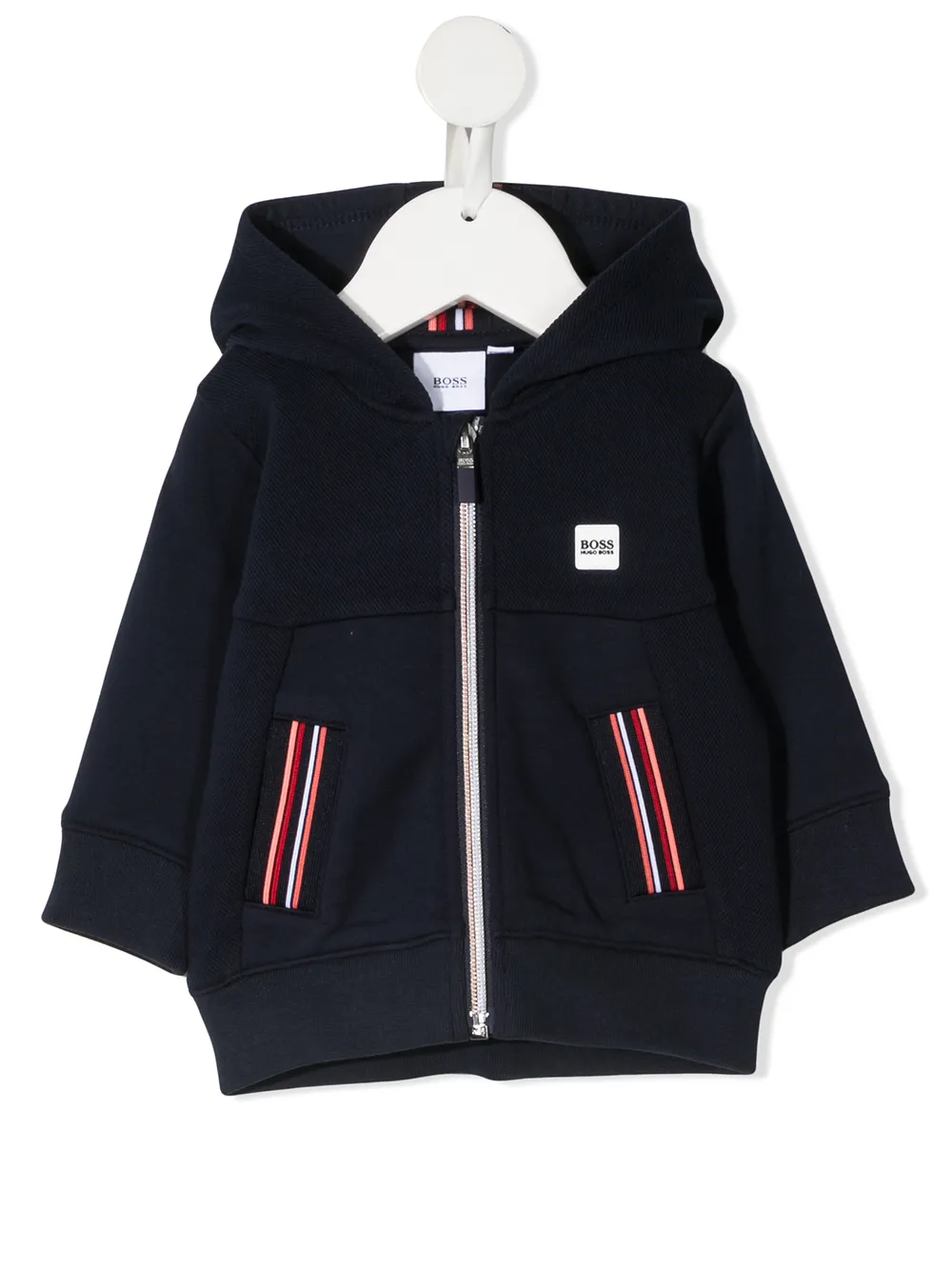 фото Boss kidswear куртка на молнии с капюшоном