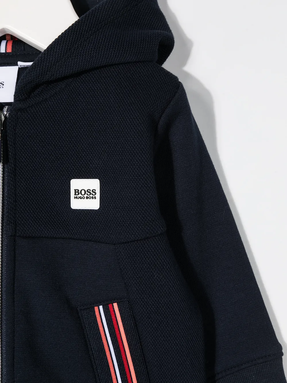 фото Boss kidswear куртка на молнии с капюшоном