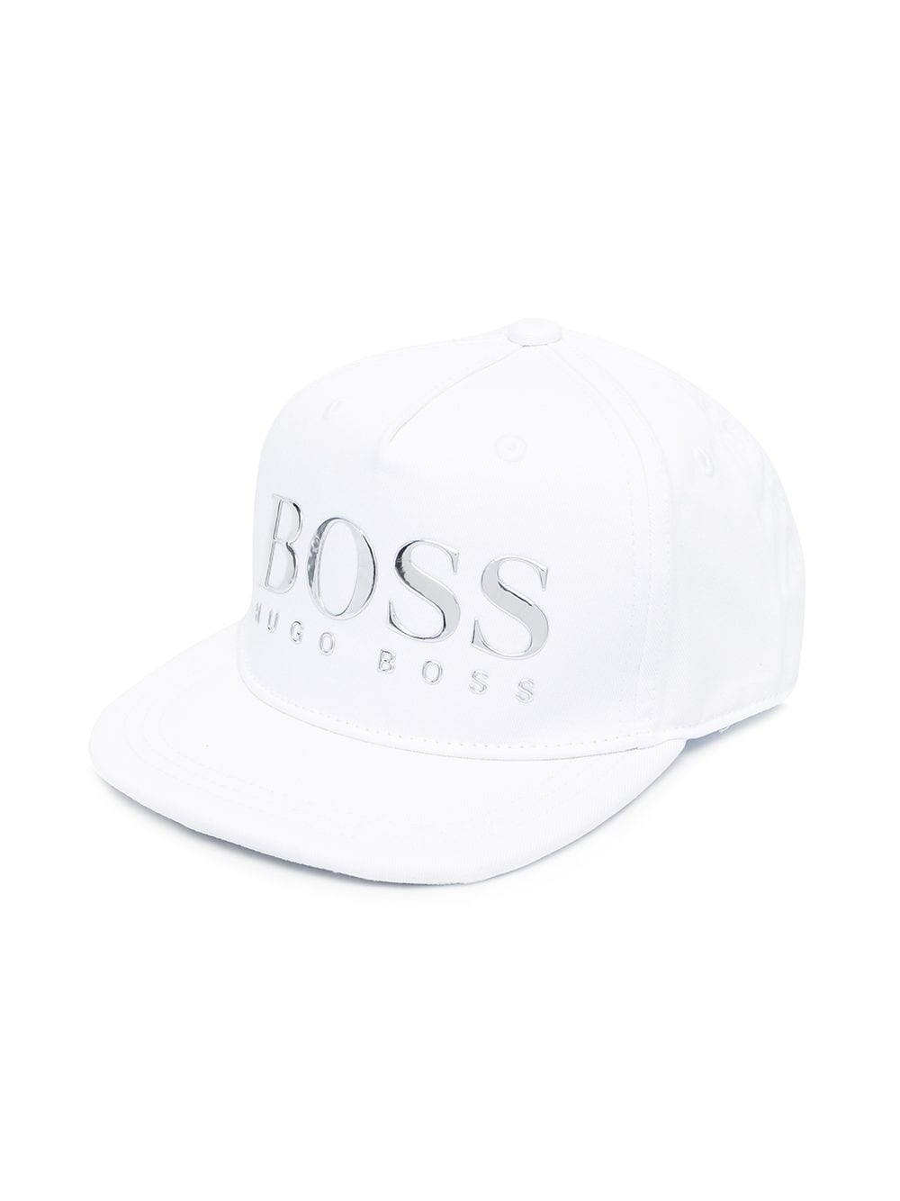 Bosswear Kids' Logo-printed Cap In White