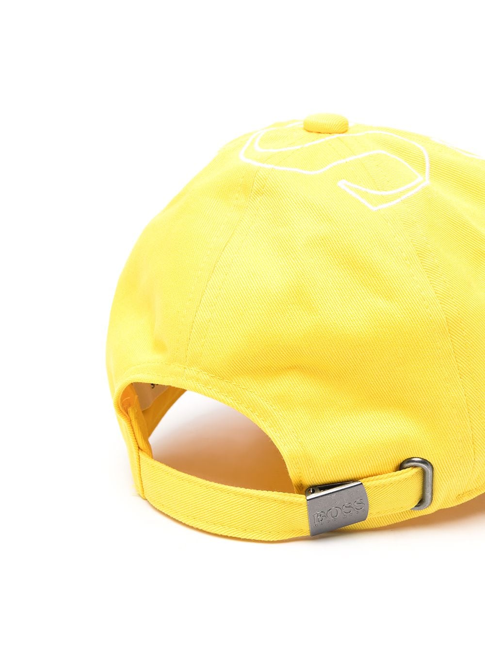 Shop Bosswear Logo-printed Baseball Cap In Yellow