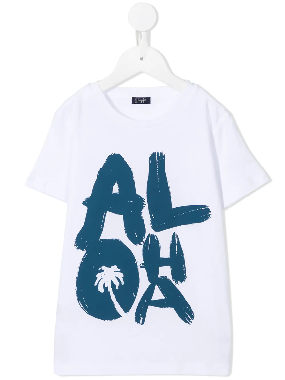 

Il Gufo playera con estampado Aloha - Blanco